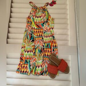Pineapple print cut and colorful Crown and Ivy dress, size L